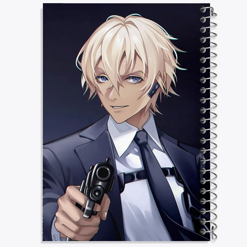 دفتر لیست خرید 50 برگ خندالو طرح ری انیمه کارآگاه کونان کد 27545