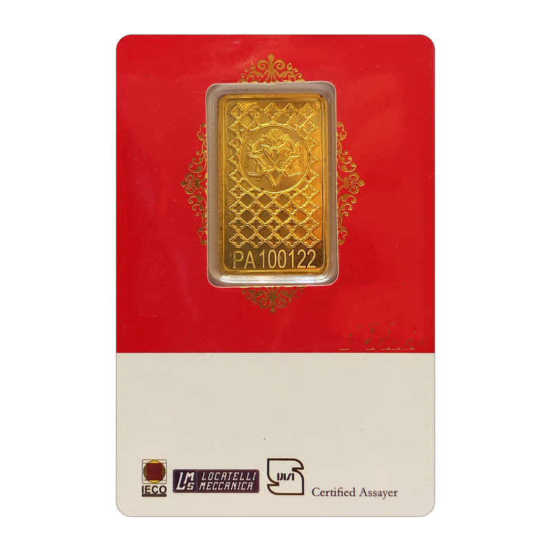 شمش طلا 24 عیار مدل 454 شمش طلا 24 عیار مدل 454