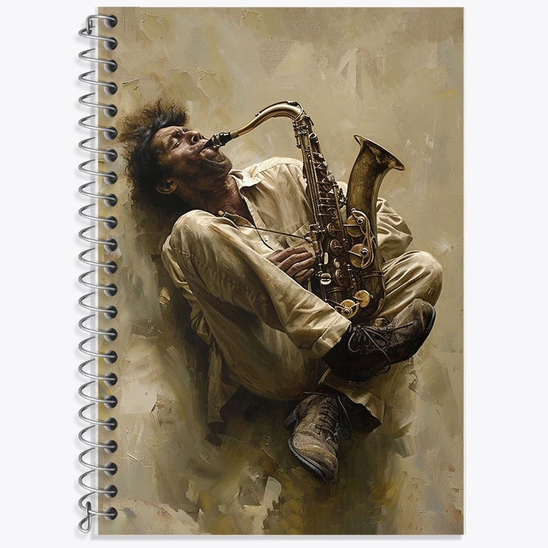 دفتر لغت 50 برگ خندالو طرح موسیقی کد F451