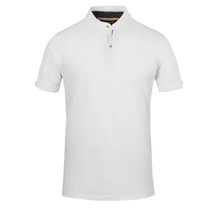 پولوشرت آستین کوتاه مردانه کروم مدل Mao collar 2312319