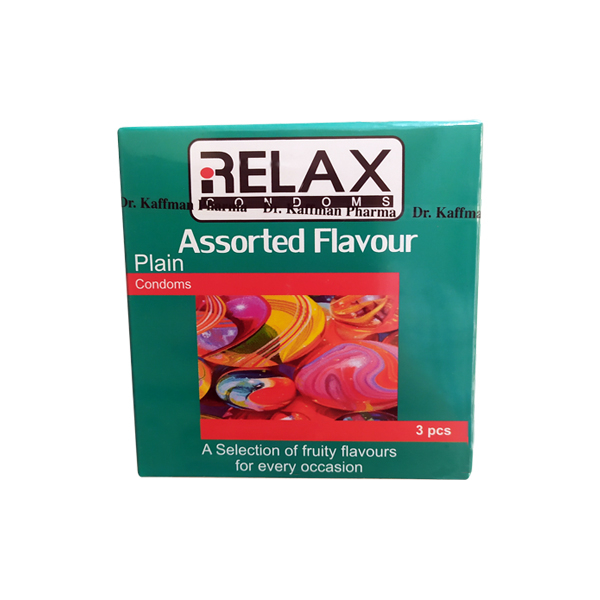 کاندوم ریلکس مدل ASSORTED FLAVOUR کد R304 بسته 3 عددی