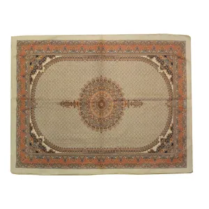 پادری مدل ابریشم طرح ماهی کد 1 سایز 100x75 سانتی متر