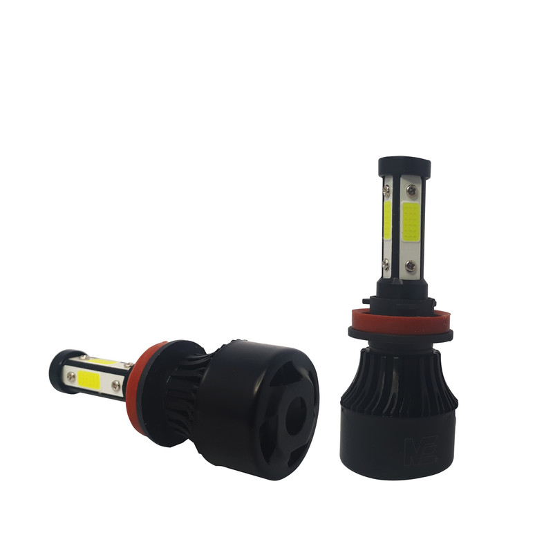 لامپ هدلایت خودرو مدل چهار طرفه کد H11 بسته دو عددی