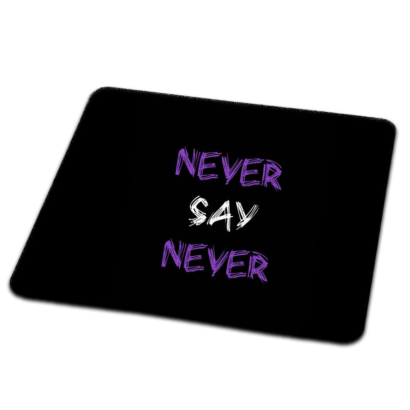 ماوس پد مدل never say طرح m39