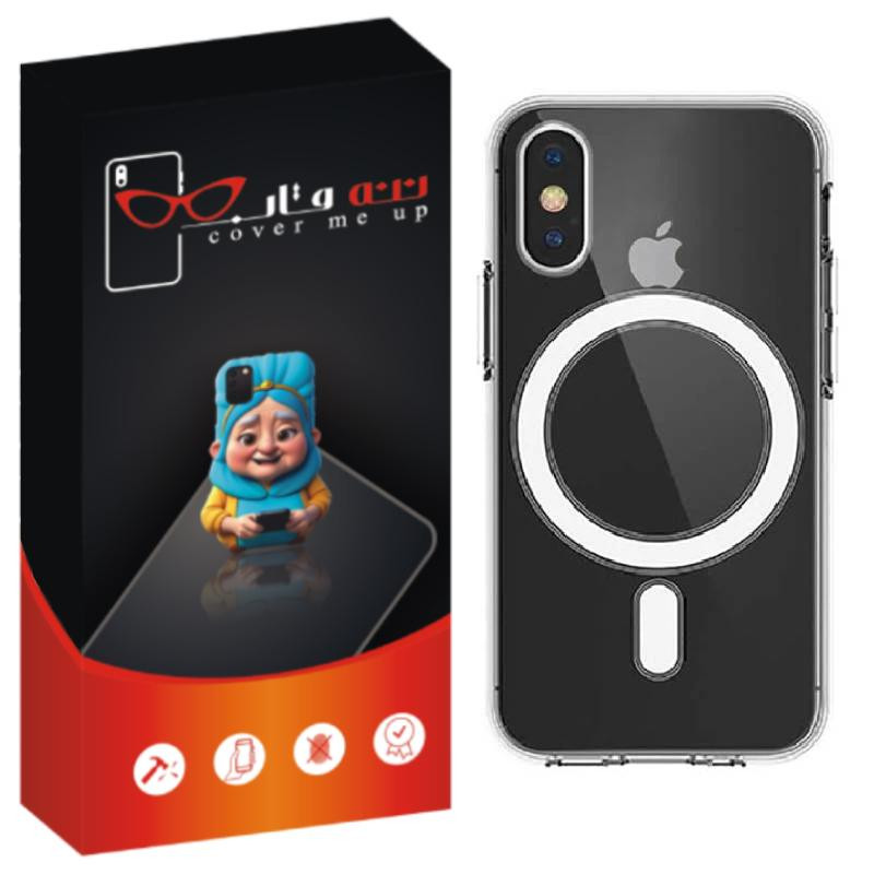 کاور ننه قاب مدل مگ سیف طرح ژله ای مناسب برای گوشی موبایل اپل iPhone XR