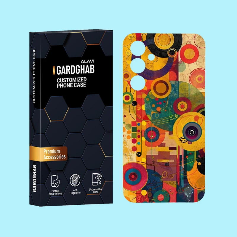 کاور گارد قاب علوی مدل هنری مناسب برای گوشی موبایل سامسونگ Galaxy A55