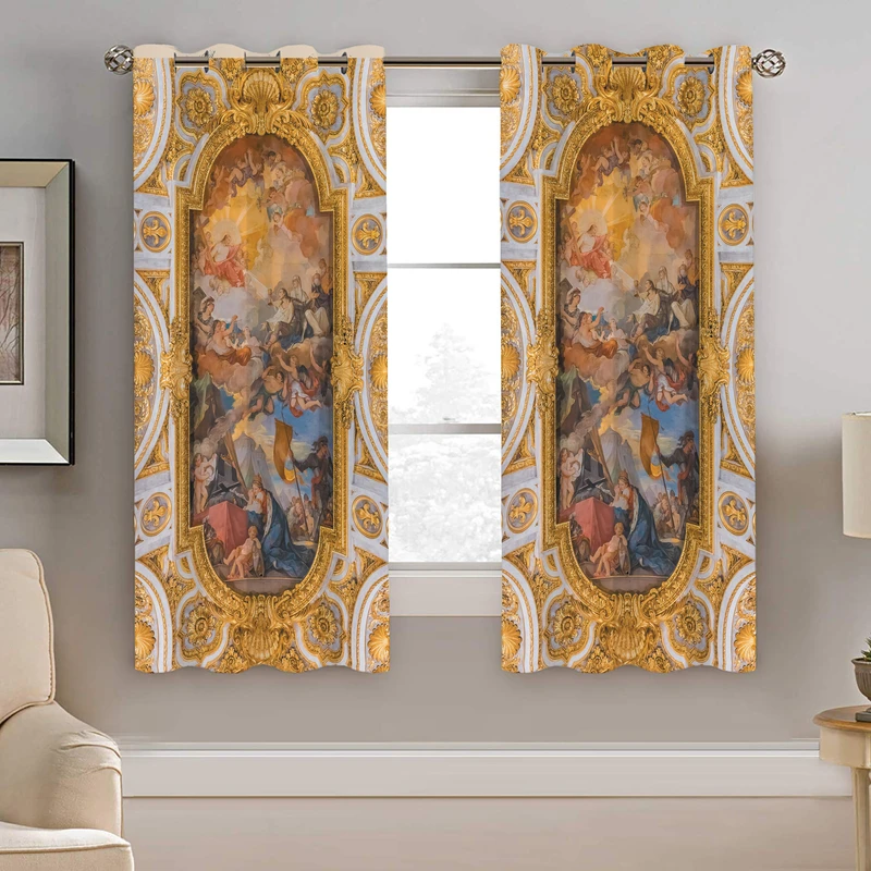 پرده نیروانا طرح سنتی مدل مخمل کد 8986 سایز 140×200 سانتی متر