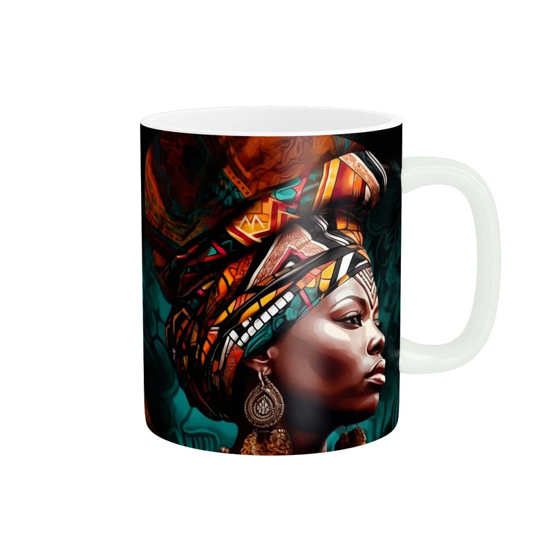 ماگ پاد آفرین مدل دختر آفریقایی کیوت فانتزی کد 2529