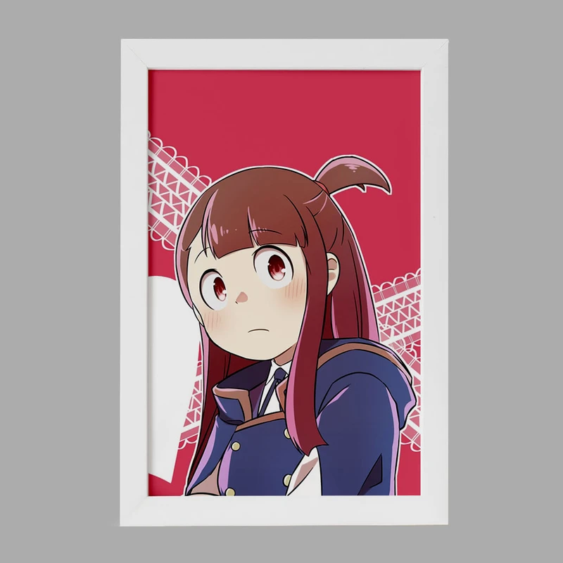 تابلو خندالو مدل اکو انیمه جادوگران کوچک Little Witch Academia  کد 22841