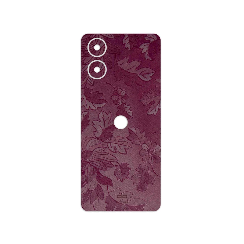 برچسب پوششی ماهوت مدل Red-Wildflower مناسب برای گوشی موبایل موتورولا Moto G04s