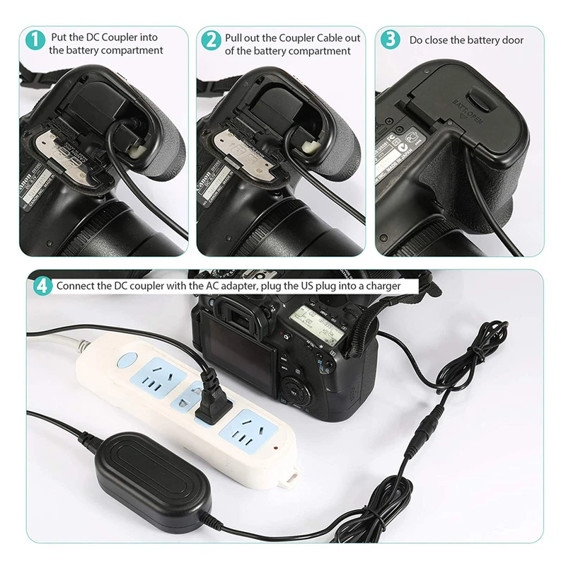 عکس شماره 8 : شارژر باتری دوربین مدل برق مستقیم lp-e8-ac-eu