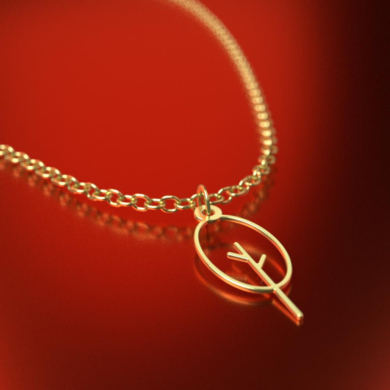 گردنبند طلا 18 عیار زنانه مدوپد مدل درخت کد RNA15840