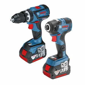 مجموعه دو عددی دریل پیچ گوشتی چکشی شارژی بوش مدل   gdr 18v-200c +gsb 18v-60c 