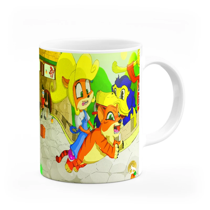 ماگ هومرو طرح بازی کراش باندیکوت مدل MG3618