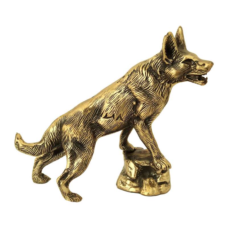 مجسمه برنزی طرح گرگ کد 1270