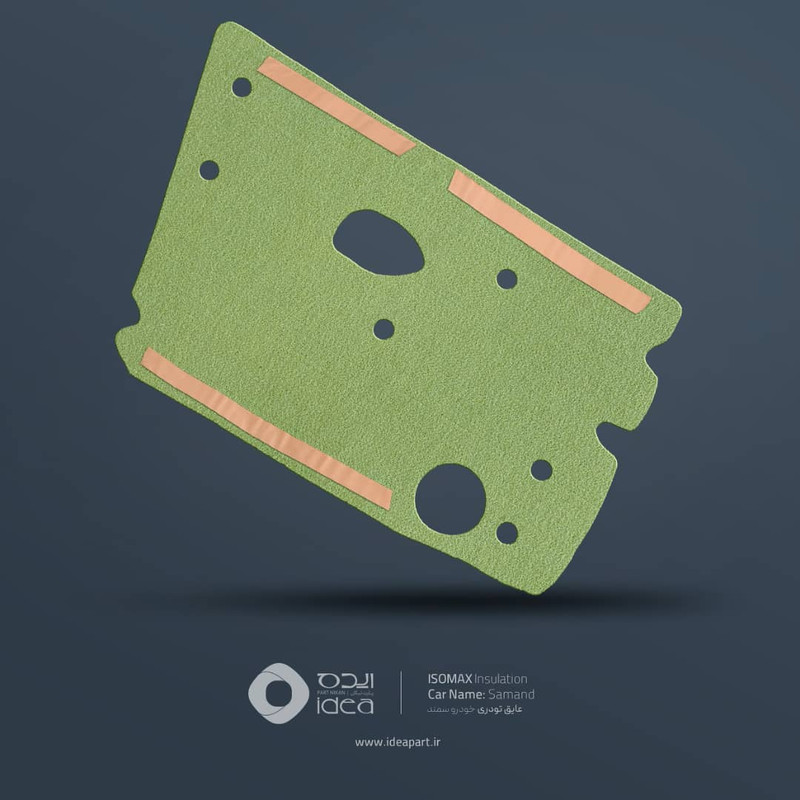 عایق درب خودرو ایده پارت نیکان مدل MC980 مناسب برای سمند مجموعه 4 عددی