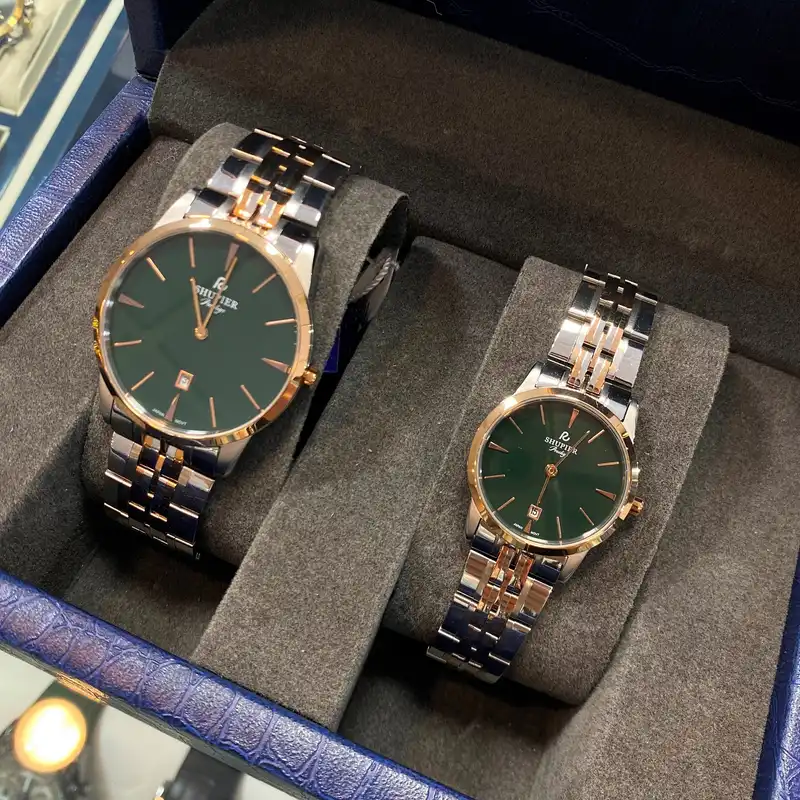 ست ساعت مچی عقربه ای زنانه و مردانه شوپیر مدل GL174A014