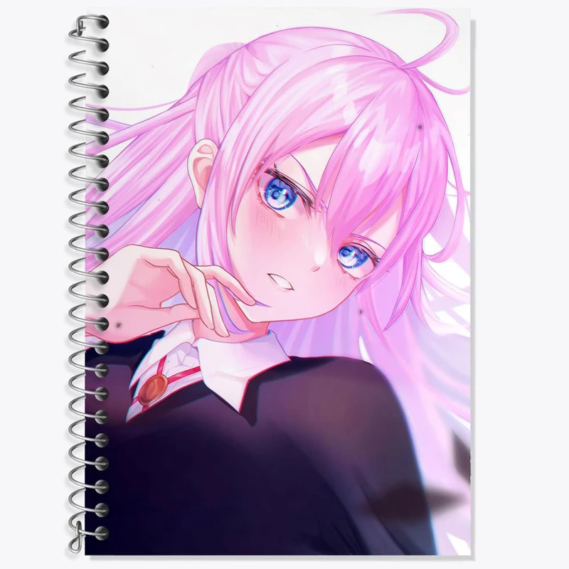 دفتر زبان 50 برگ خندالو مدل سه خط طرح شیکیموری سان انیمه شیکیموری کد 15879