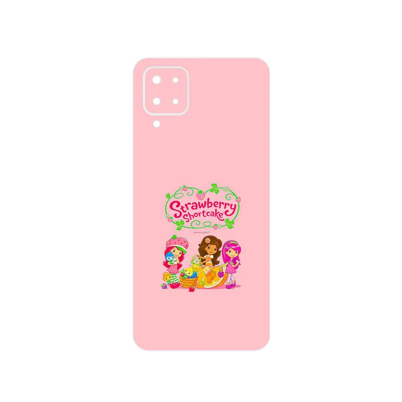 برچسب پوششی ماهوت مدل Strawberry Shortcake مناسب برای گوشی موبایل سامسونگ Galaxy F12