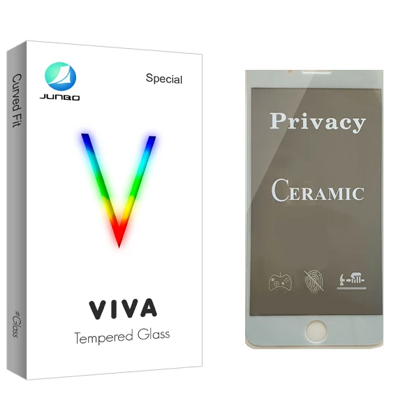 محافظ صفحه نمایش سرامیکی جانبو مدل Viva Glass مناسب برای گوشی موبایل اپل iPhone 7 Plus
