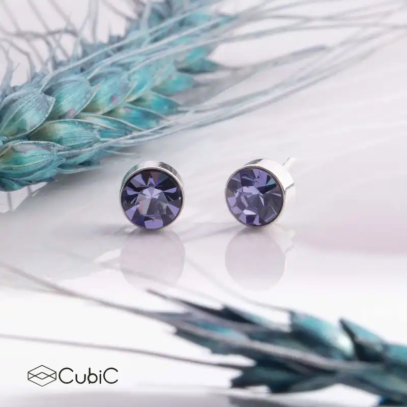 گوشواره زنانه کوبیک مدل QE-43745