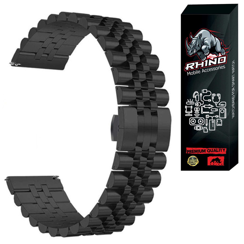 بند راینو مدل 5bead مناسب برای ساعت هوشمند هایلو Solar Plus RT3