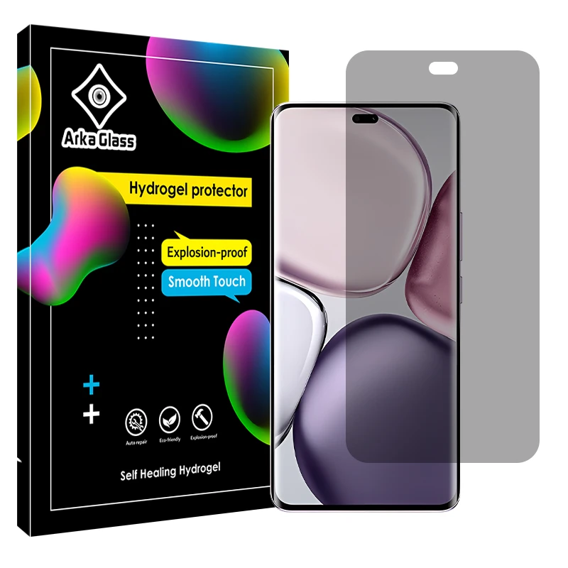 محافظ صفحه نمایش حریم شخصی آرکا گلس مدل هیدروژلی مناسب برای گوشی موبایل آنر X9c