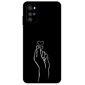 Megafone Heart 7769 Cover For Motorola Moto E32 / E32s