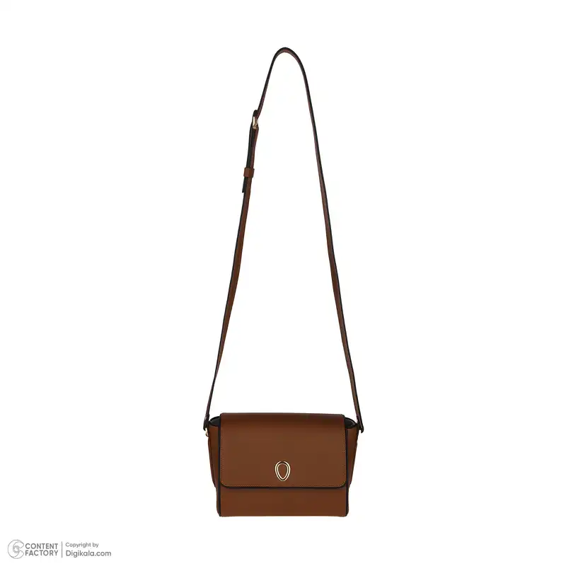 کیف دوشی زنانه اوال مدل 111 رنگ قهوه ای
