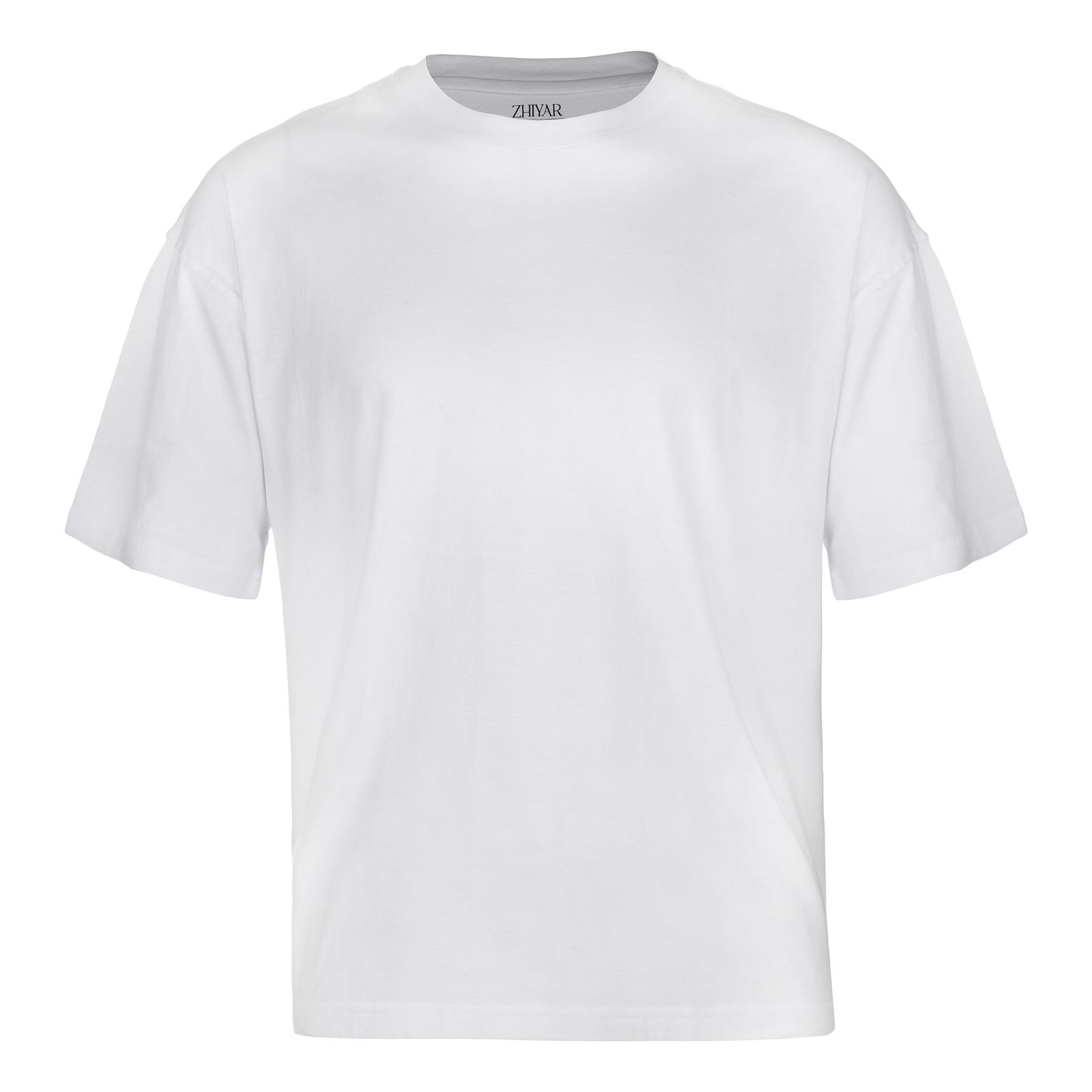 تی شرت اورسایز آستین کوتاه مردانه ژیار مدل افتاده -  - 1