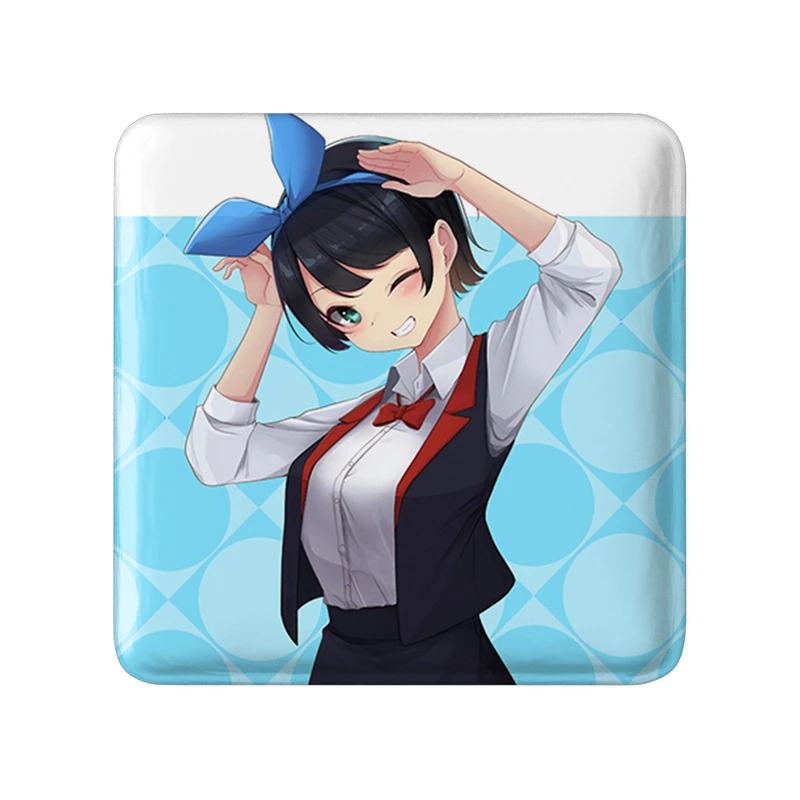 مگنت خندالو طرح روکا انیمه کانوجو اوکاری مدل مربعی کد 34793