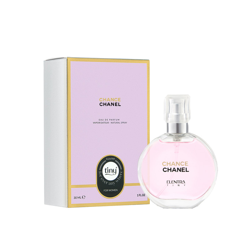 عطر جیبی زنانه النترا تاینی مدل Chanel Chance حجم 30 میلی لیتر 