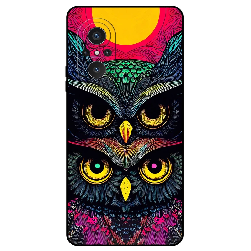 کاور مگافون طرح جغد مدل 1904 مناسب برای گوشی موبایل هوآوی Nova 9 Se 4G / 5G