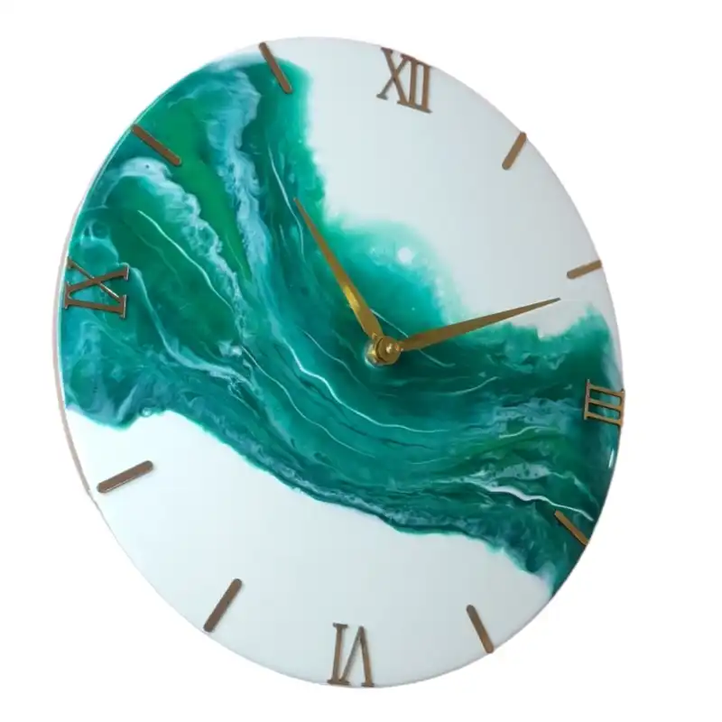 ساعت دیواری رزینی مدل ابروباد