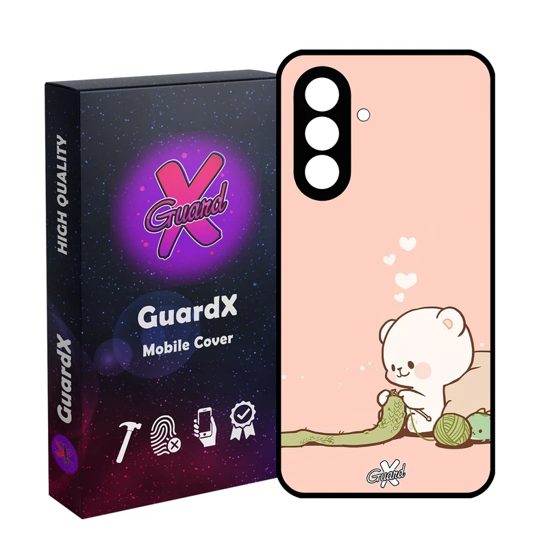 کاور گارد ایکس طرح خرس 2 مدل 10489 مناسب برای گوشی موبایل سامسونگ Galaxy A17 4G / A17 5G