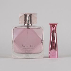 ادو پرفیوم زنانه ژک ساف مدل SWEET LOVE حجم 100 میلی لیتر به همراه عطر جیبی زنانه ژک ساف مدل SWEET LOVE حجم 20 میلی لیتر
