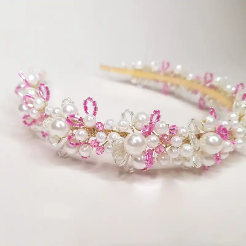 تل مو زنانه مدل تاج PNKCROWN