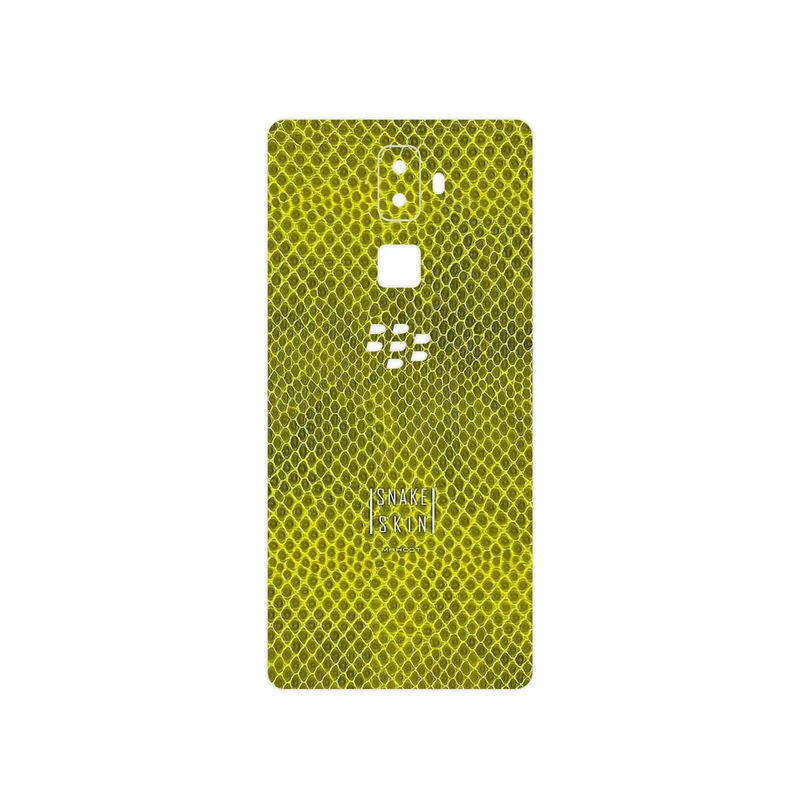برچسب پوششی ماهوت مدل Yellow Snake Skin مناسب برای گوشی موبایل بلک بری Evolve