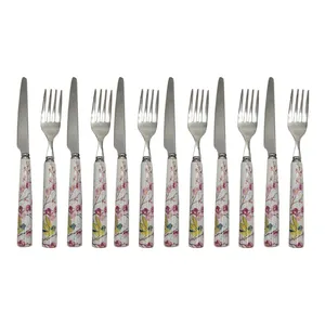   سرویس کارد و چنگال میوه خوری 12 پارچه هوم لوکس کد 57