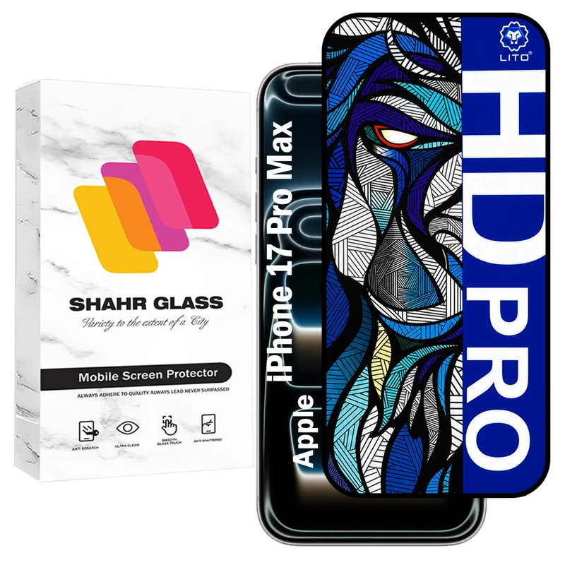 محافظ صفحه نمایش شهر گلس مدل LITOHDS مناسب برای گوشی موبایل اپل iPhone 17 Pro Max
