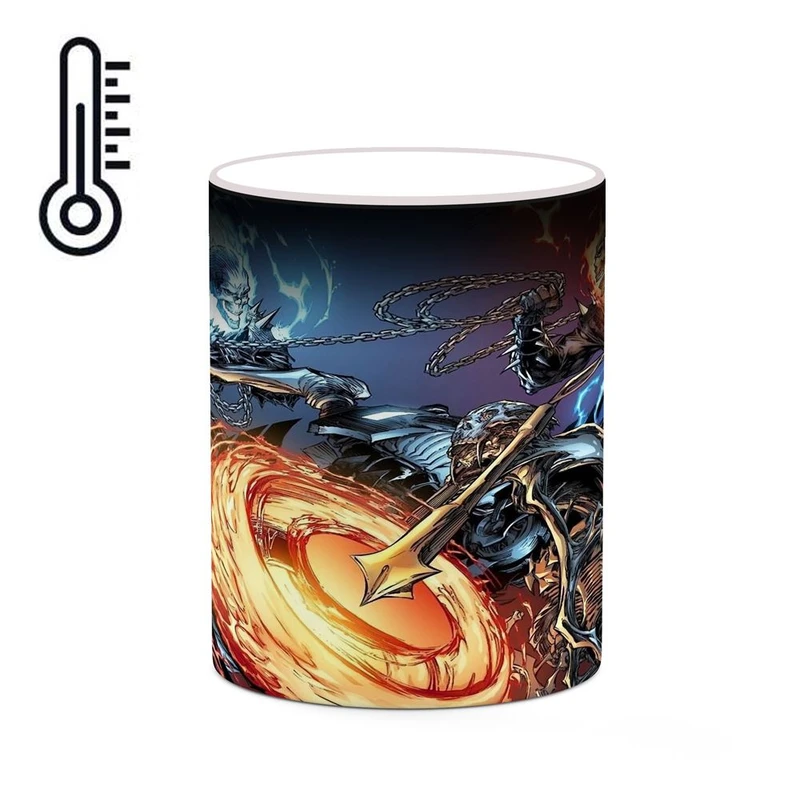 ماگ حرارتی کاکتی مدل گوست رایدر Ghost Rider کد mgh38746