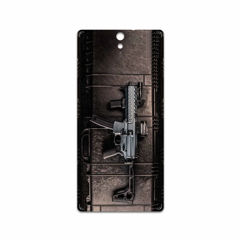 برچسب پوششی ماهوت مدل Gun مناسب برای گوشی موبایل سونی Xperia C5