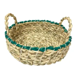سبد حصیری مدل دسته دار G02