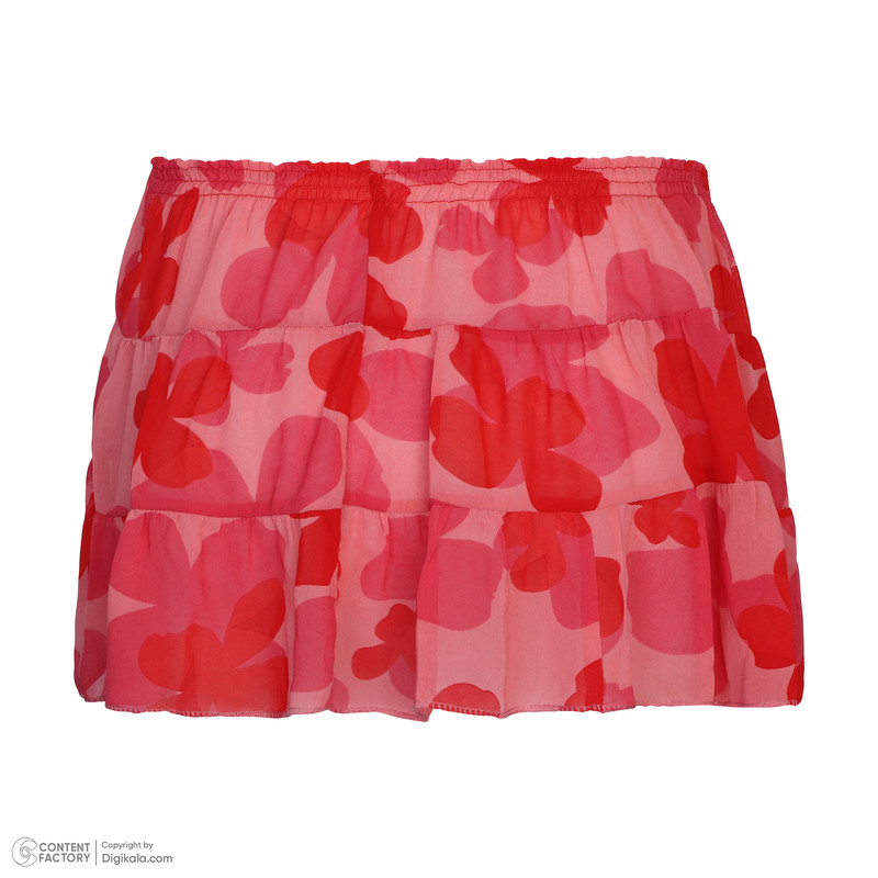 ست نیم تنه و دامن زنانه مدل 01 رنگ قرمز