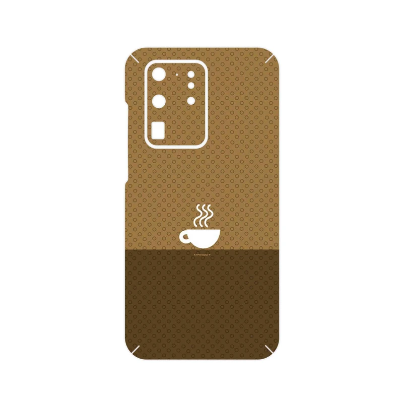 برچسب پوششی ماهوت مدل Minimal Cup of Coffee Icon مناسب برای گوشی موبایل سامسونگ Galaxy S20 Ultra