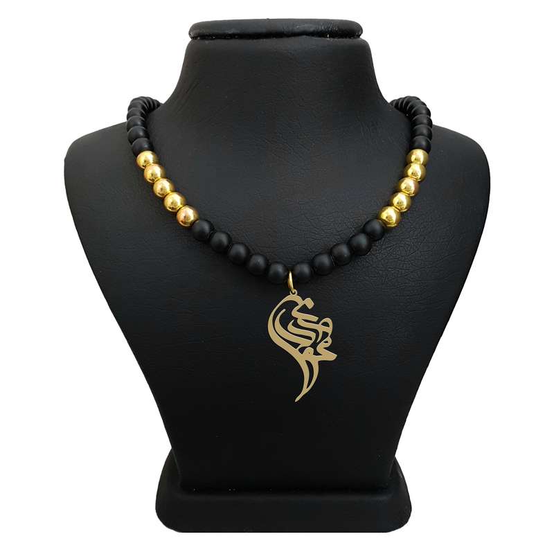 گردنبند نقره مردانه ترمه ۱ مدل محمد حسن کد ma 1784