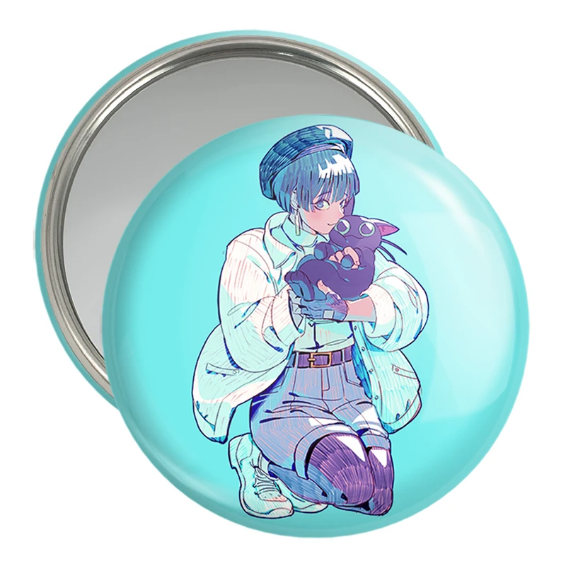 آینه جیبی خندالو مدل ماریل و کورونکو انیمه تریگان (Trigun) کد 36247