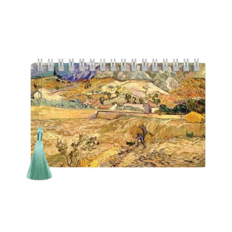 دفتر برنامه ریزی 80 برگ مدل ونگوگ مزرعه