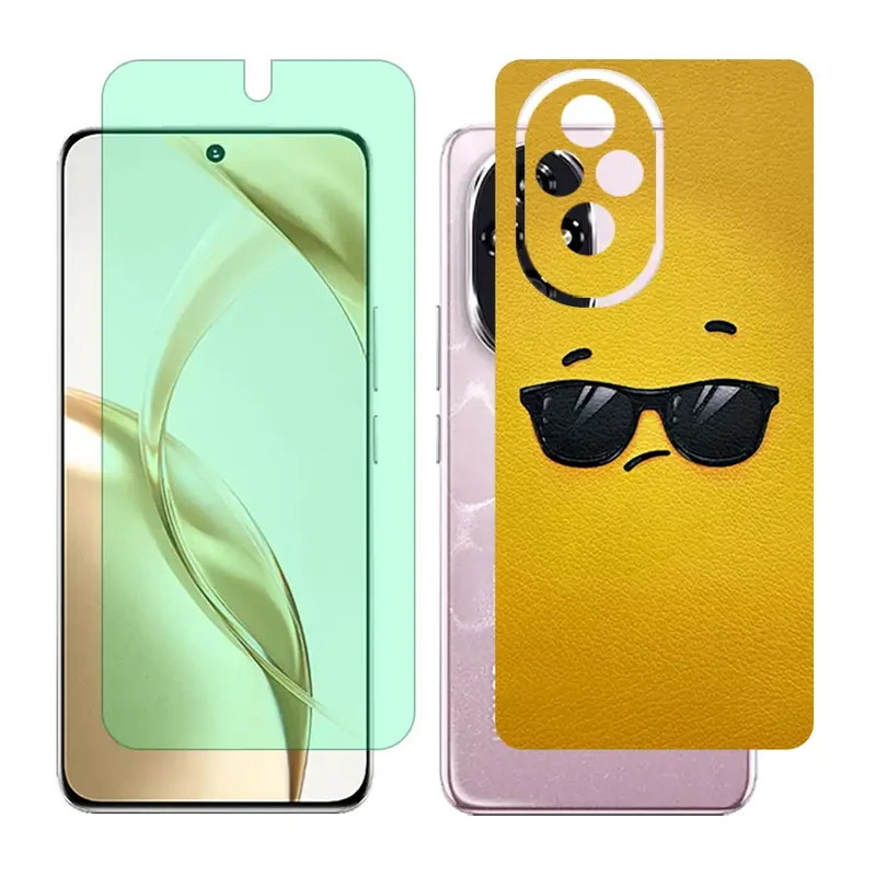 محافظ صفحه نمایش گرین لایت گلس مدل Together مناسب برای گوشی موبایل آنر 200 / Honor 200 به همراه برچسب پوششی پشت گوشی
