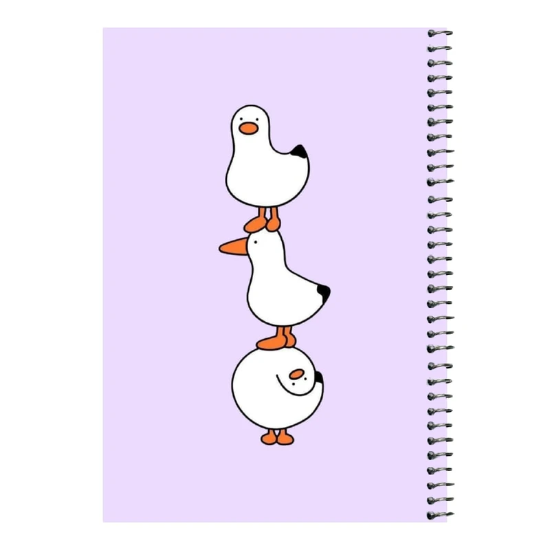 دفتر مشق 80 برگ اس جی طرح اردک های بامزه    